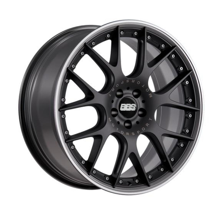 BBS CH-RII Alloy Wheel 22x10.5 ET15 5x112 Satin Black/Titanium 82mm CB