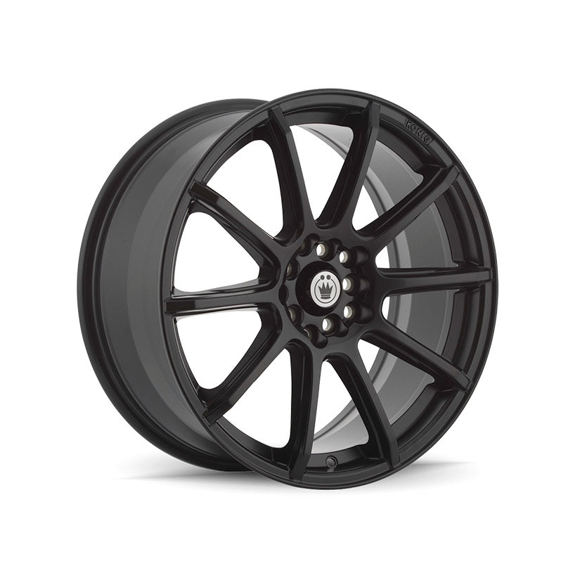 Konig Control Alloy Wheel 17x7 ET40 4x100,  4x114.3 Matte Black 73.1mm CB