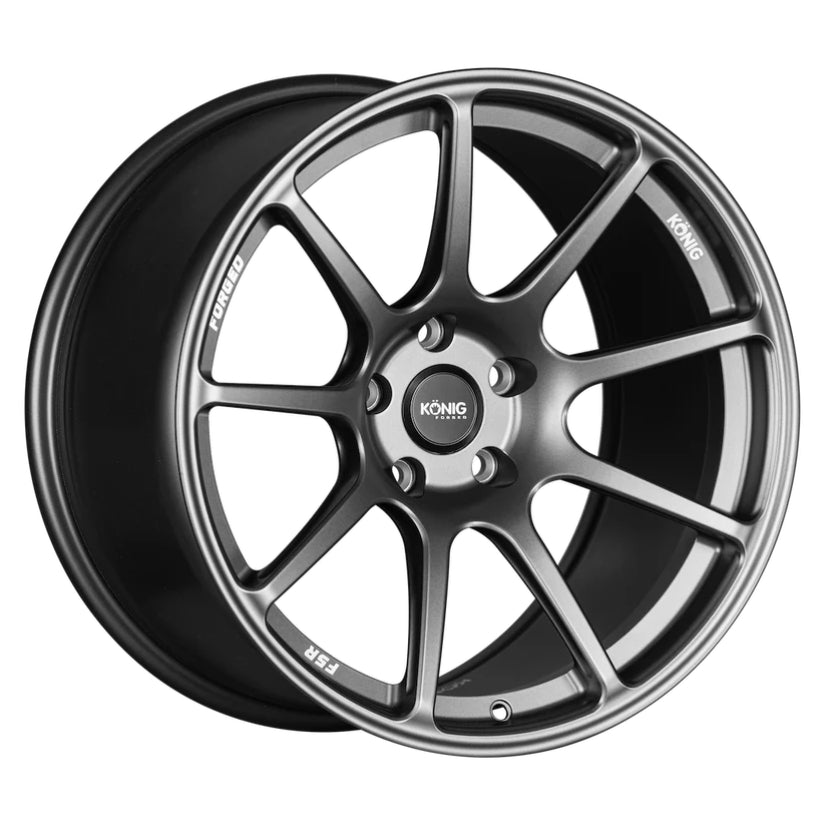 Konig Forged F5R Alloy Wheel 19x9.5 ET32 5x112 Ash Silver 66.56mm CB