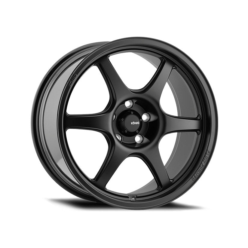 Konig Hexaform Alloy Wheel 18x8.5 ET35 5x120 Matte Black 72.6mm CB