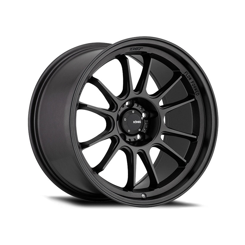 Konig Hypergram Alloy Wheel 15x7.5 ET35 4x100 Matte Black 73.1mm CB
