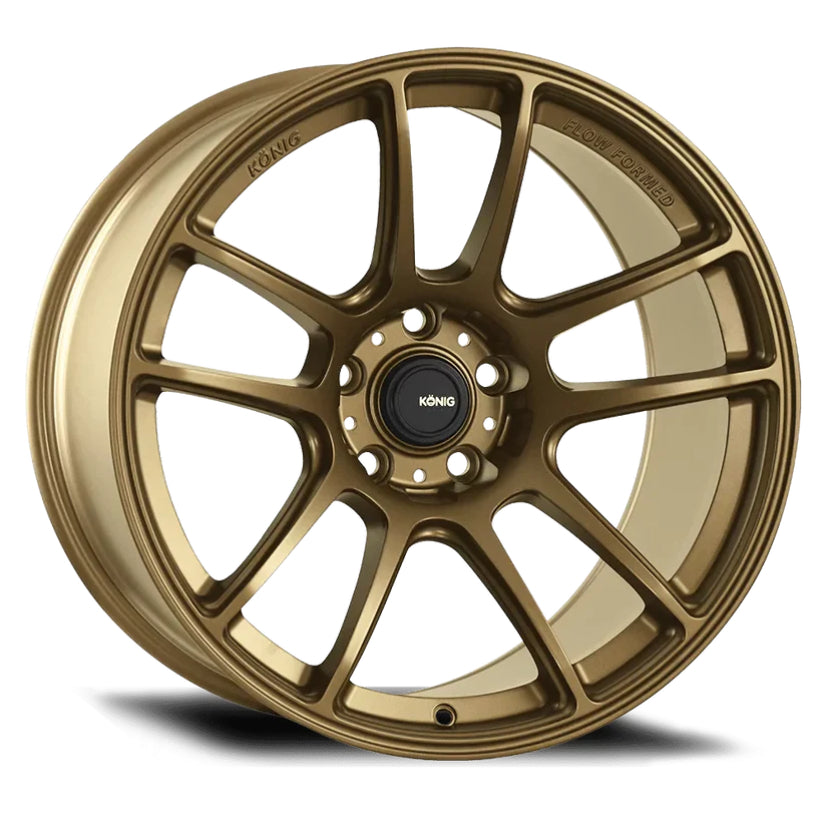 Konig Heliogram Alloy Wheel 17x8.5 ET45 4x100 Matte Bronze 73.1mm CB