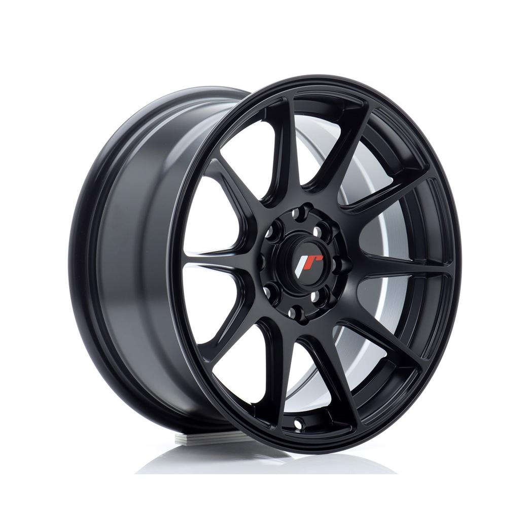 Japan Racing JR11 Alloy Wheel 15x7 ET30 4x100 4x114.3 Matt Black 67.1mm CB