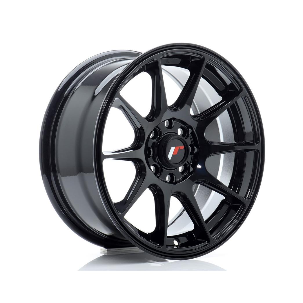 Japan Racing JR11 Alloy Wheel 15x7 ET30 4x100 4x114.3 Black 67.1mm CB