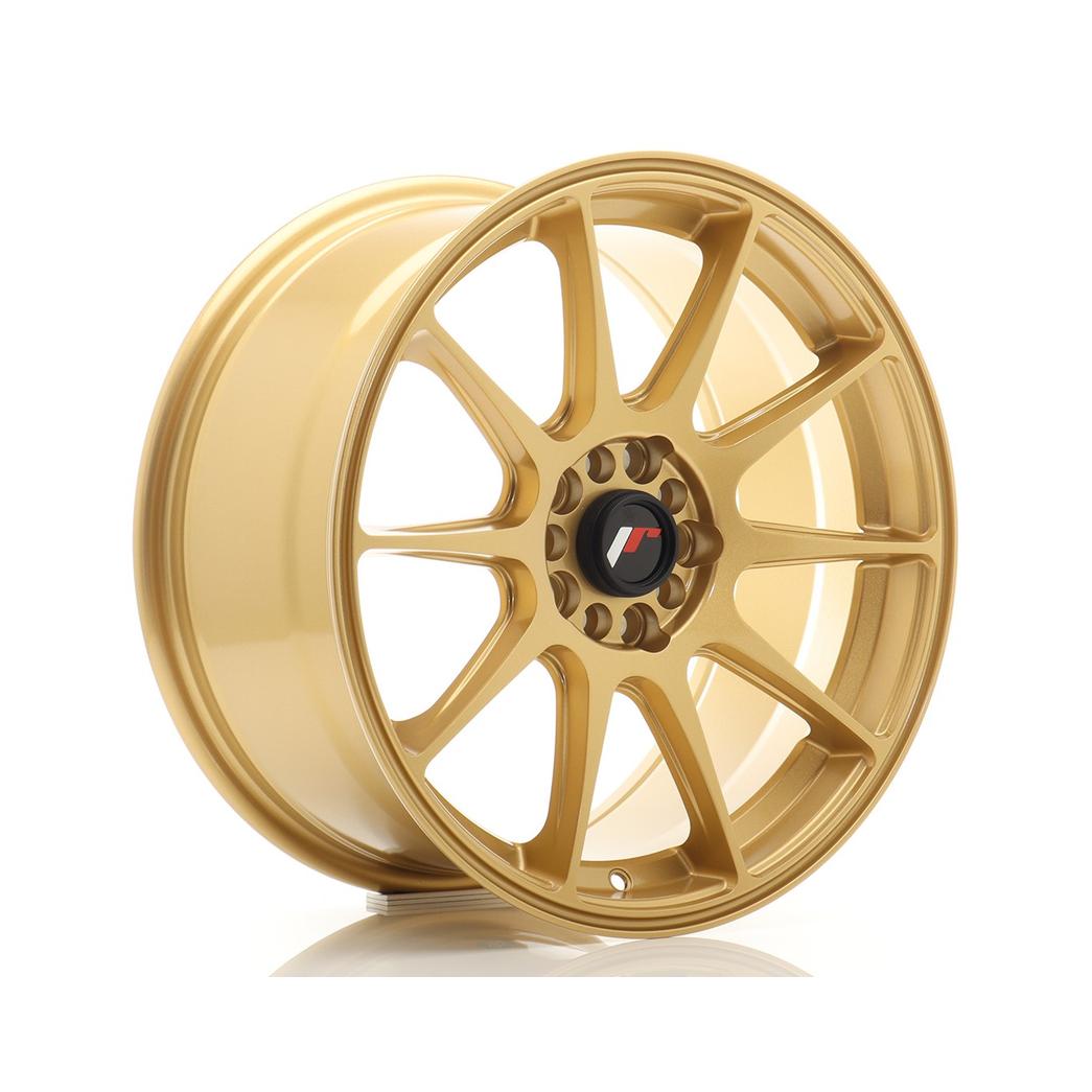 Japan Racing JR11 Alloy Wheel 17x8 ET35 5x100 5x108 Gold 72.6mm CB