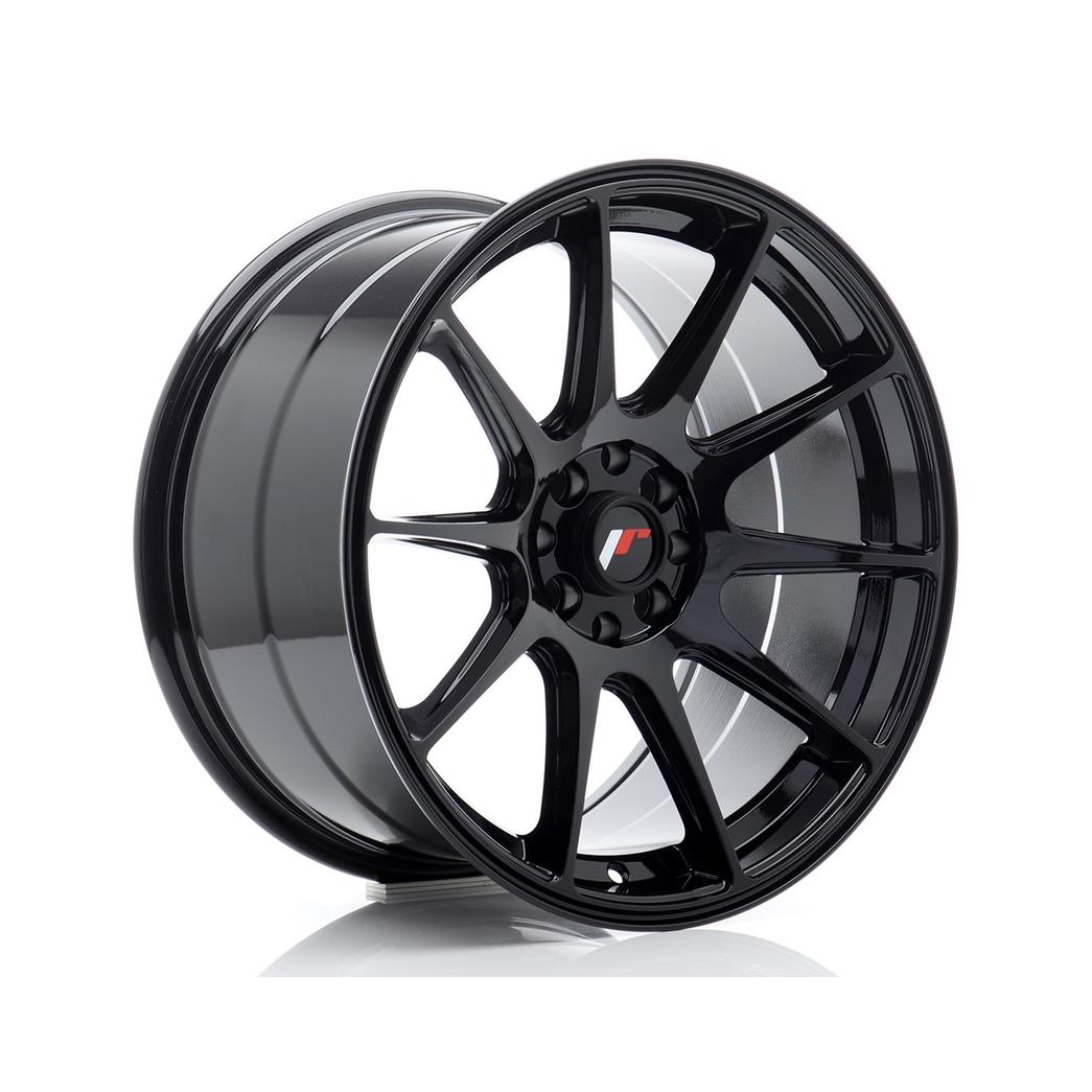 Japan Racing JR11 Alloy Wheel 17x9 ET35 5x100 5x114.3 Black 67.1mm CB