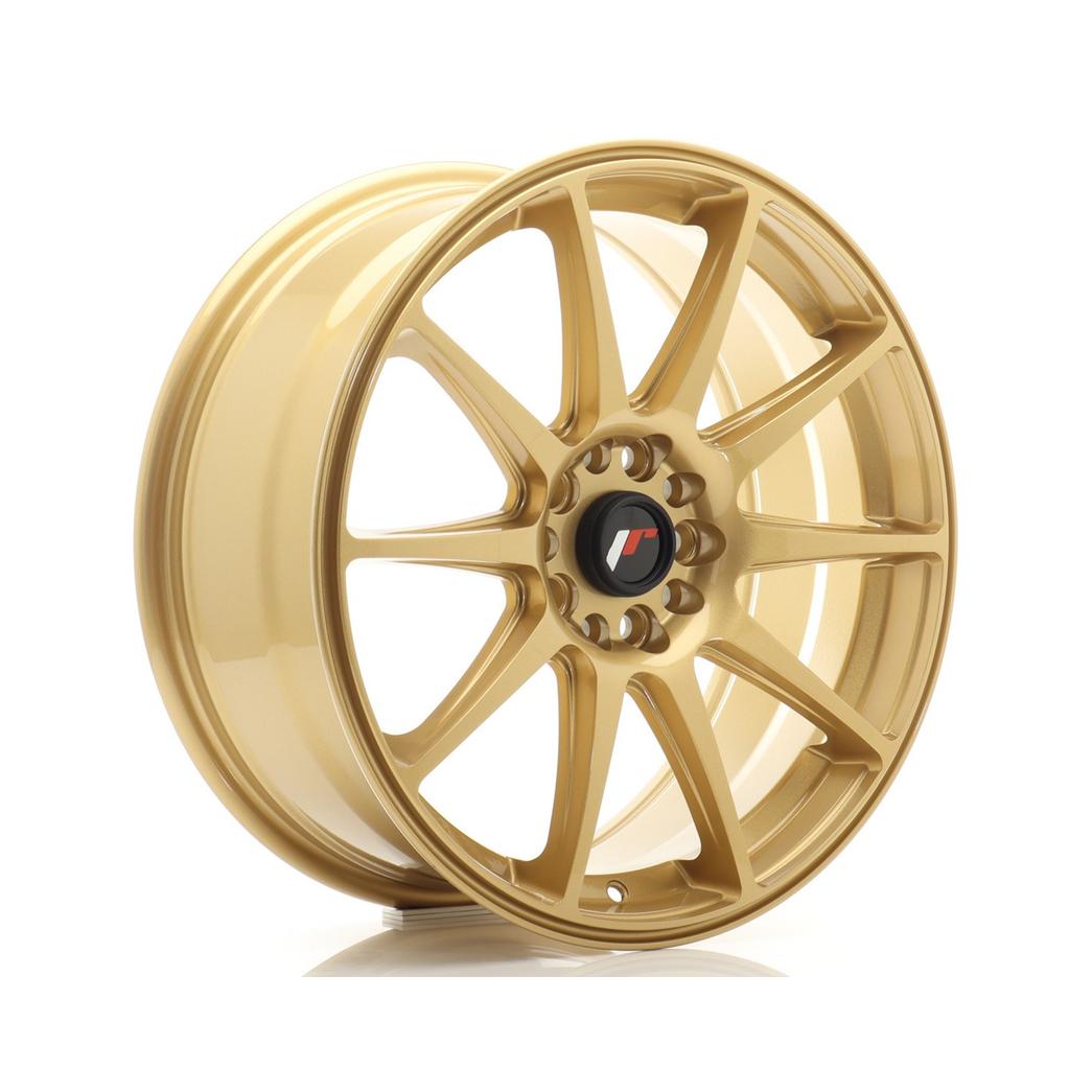 Japan Racing JR11 Alloy Wheel 18x7.5 ET40 5x112 5x114.3 Gold 72.6mm CB