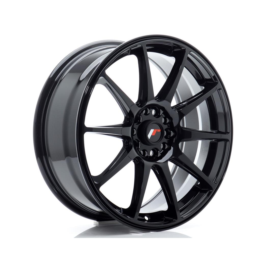 Japan Racing JR11 Alloy Wheel 18x7.5 ET35 5x100 5x120 Gloss Black 72.6mm CB