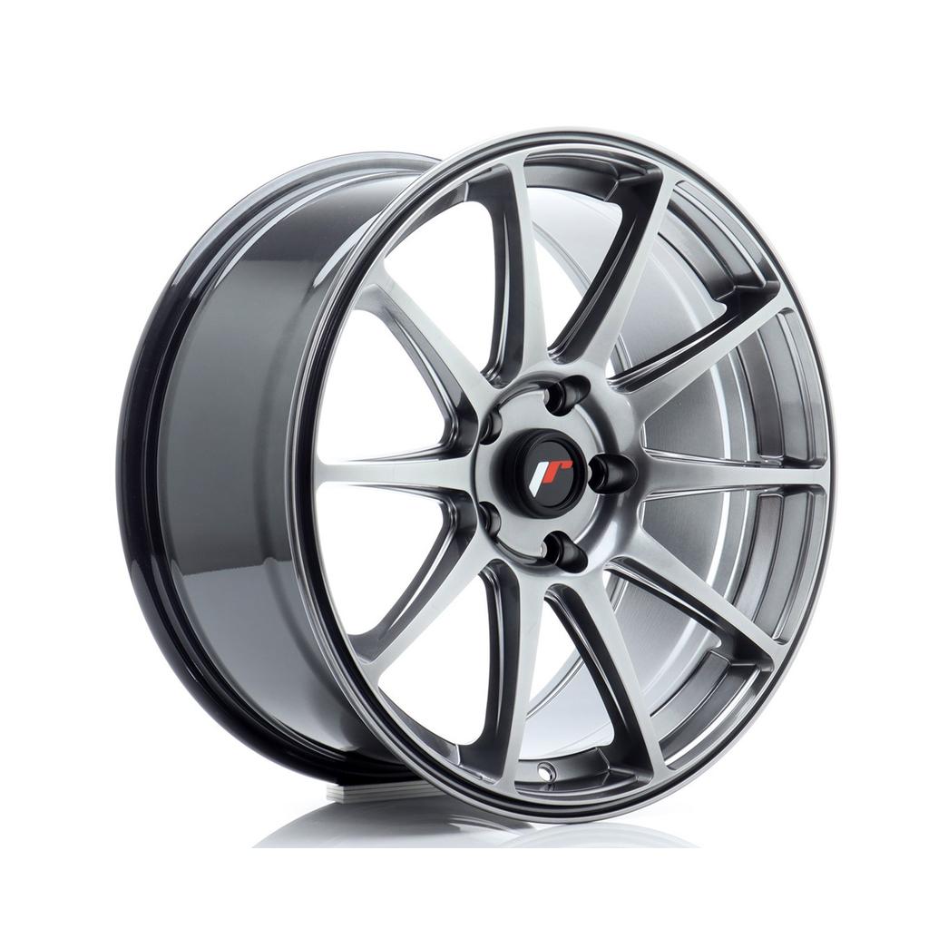Japan Racing JR11 Alloy Wheel 18x8.5 ET35 5x120 Hyper Black 72.6mm CB