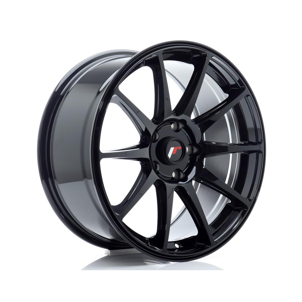 Japan Racing JR11 Alloy Wheel 18x8.5 ET40 5x112 Black 66.6mm CB