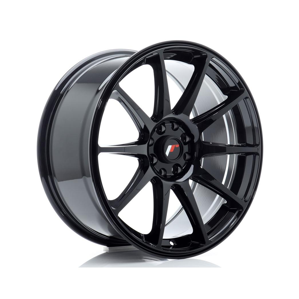 Japan Racing JR11 Alloy Wheel 18x8.5 ET30 5x114.3 5x120 Gloss Black 72.6mm CB