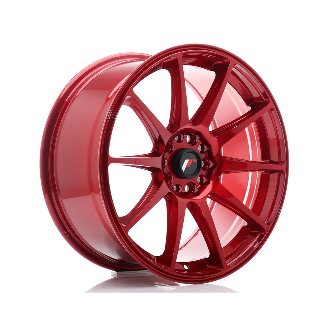 Japan Racing JR11 Alloy Wheel 18x8.5 ET40 5x112 5x114.3 Red 72.6mm CB