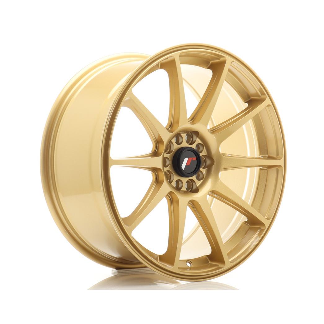 Japan Racing JR11 Alloy Wheel 18x8.5 ET35 5x100 5x108 Gold 72.6mm CB