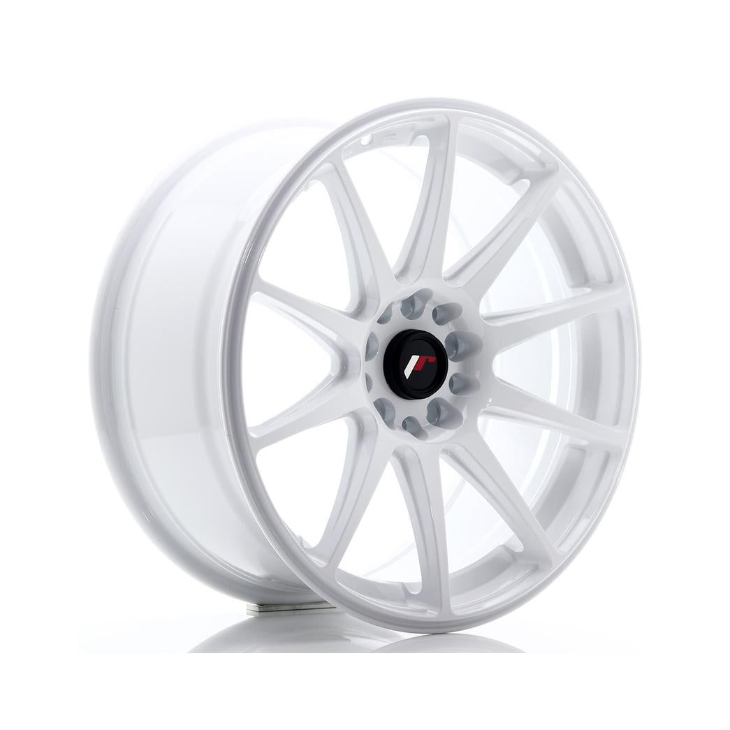 Japan Racing JR11 Alloy Wheel 18x8.5 ET35 5x100 5x120 White 72.6mm CB