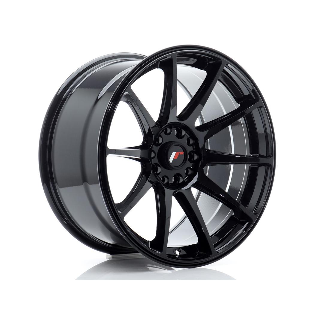 Japan Racing JR11 Alloy Wheel 18x9.5 ET22 5x114.3 5x120 Gloss Black 72.6mm CB