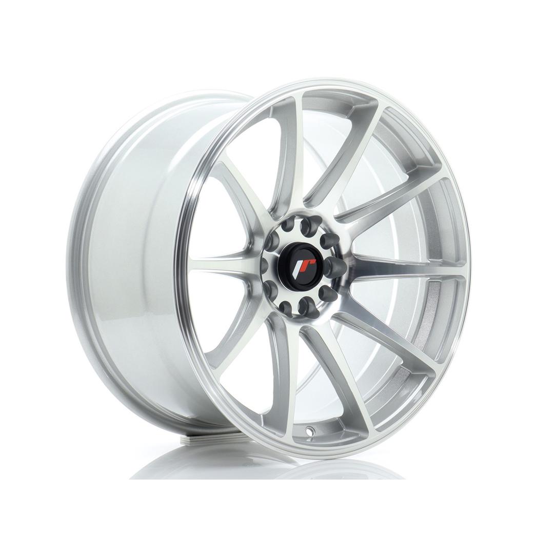 Japan Racing JR11 Alloy Wheel 18x9.5 ET22 5x114.3 5x120 Silver 72.6mm CB