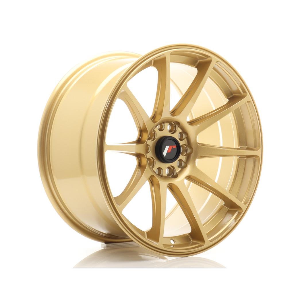 Japan Racing JR11 Alloy Wheel 18x9.5 ET30 5x112 5x114.3 Gold 72.6mm CB