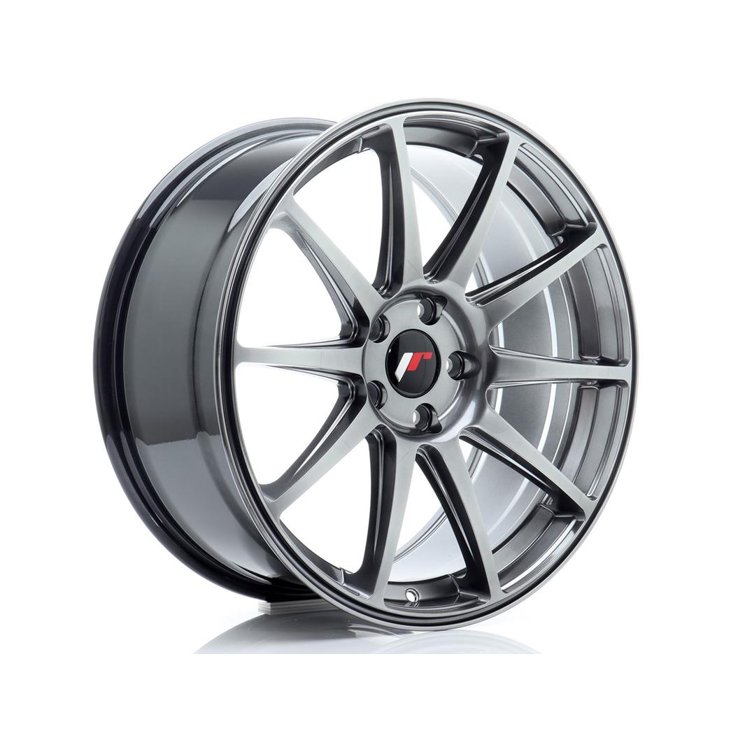 Japan Racing JR11 Alloy Wheel 19x8.5 ET42 5x114.3 Hyper Black 67.1mm CB