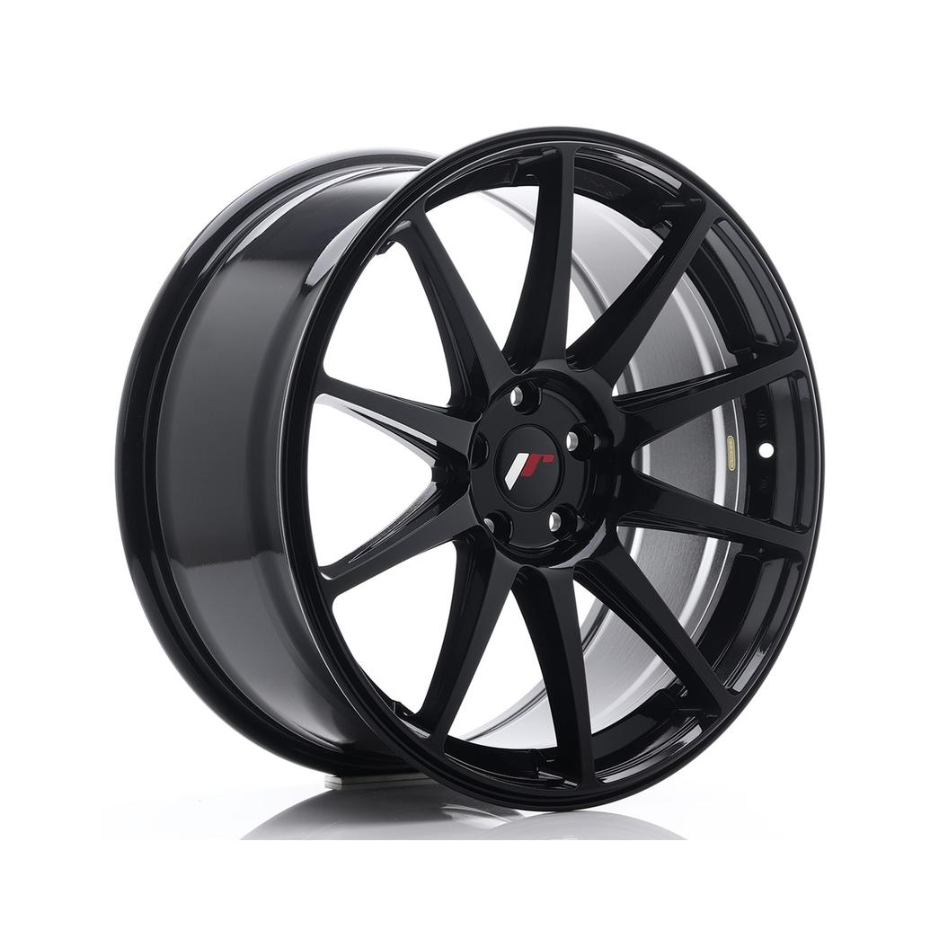 Japan Racing JR11 Alloy Wheel 19x8.5 ET42 5x112 5x114.3 Black 72.6mm CB