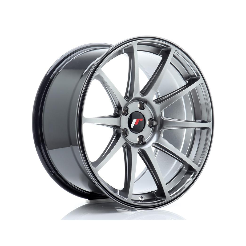 Japan Racing JR11 Alloy Wheel 19x9.5 ET35 5x120 Hyper Black 72.6mm CB