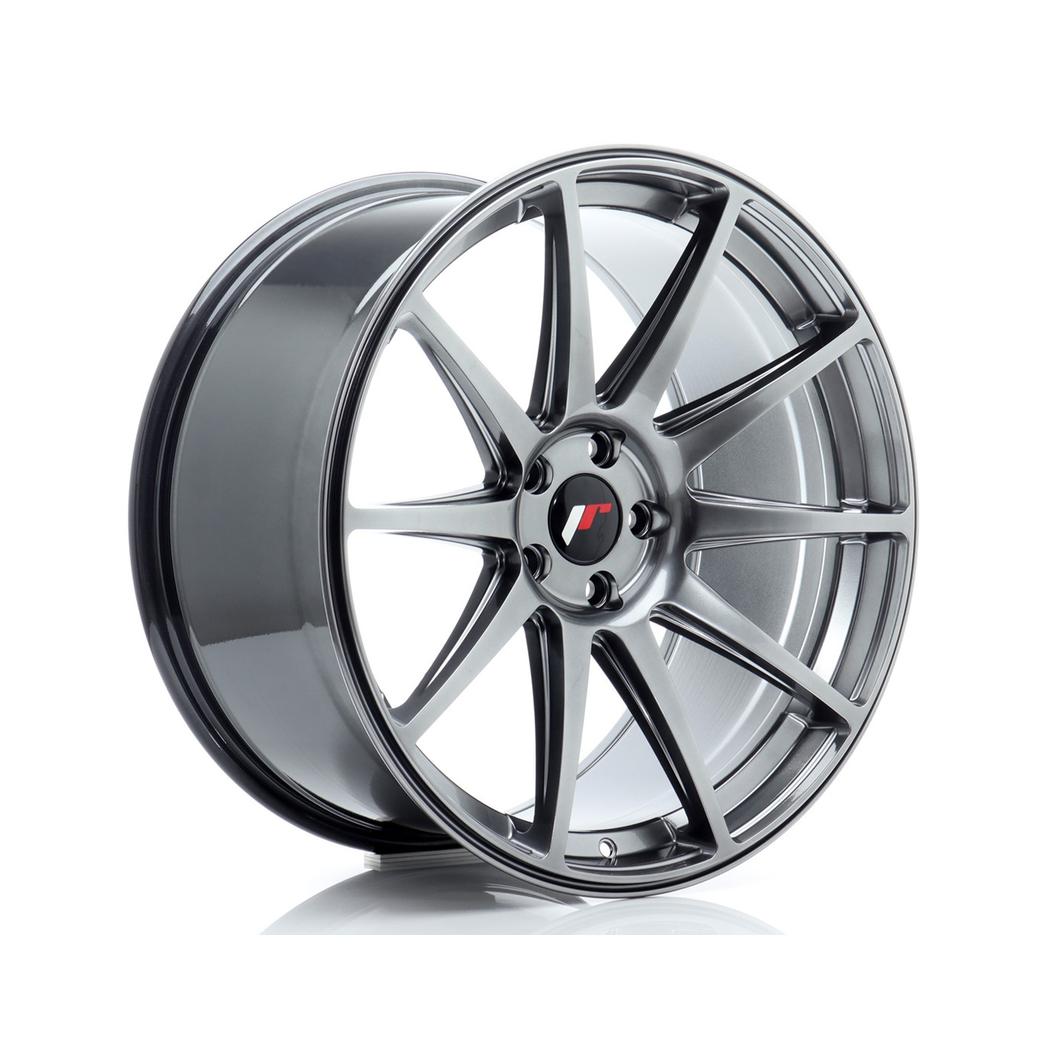 Japan Racing JR11 Alloy Wheel 20x10 ET40 5x112 Hyper Black 66.6mm CB