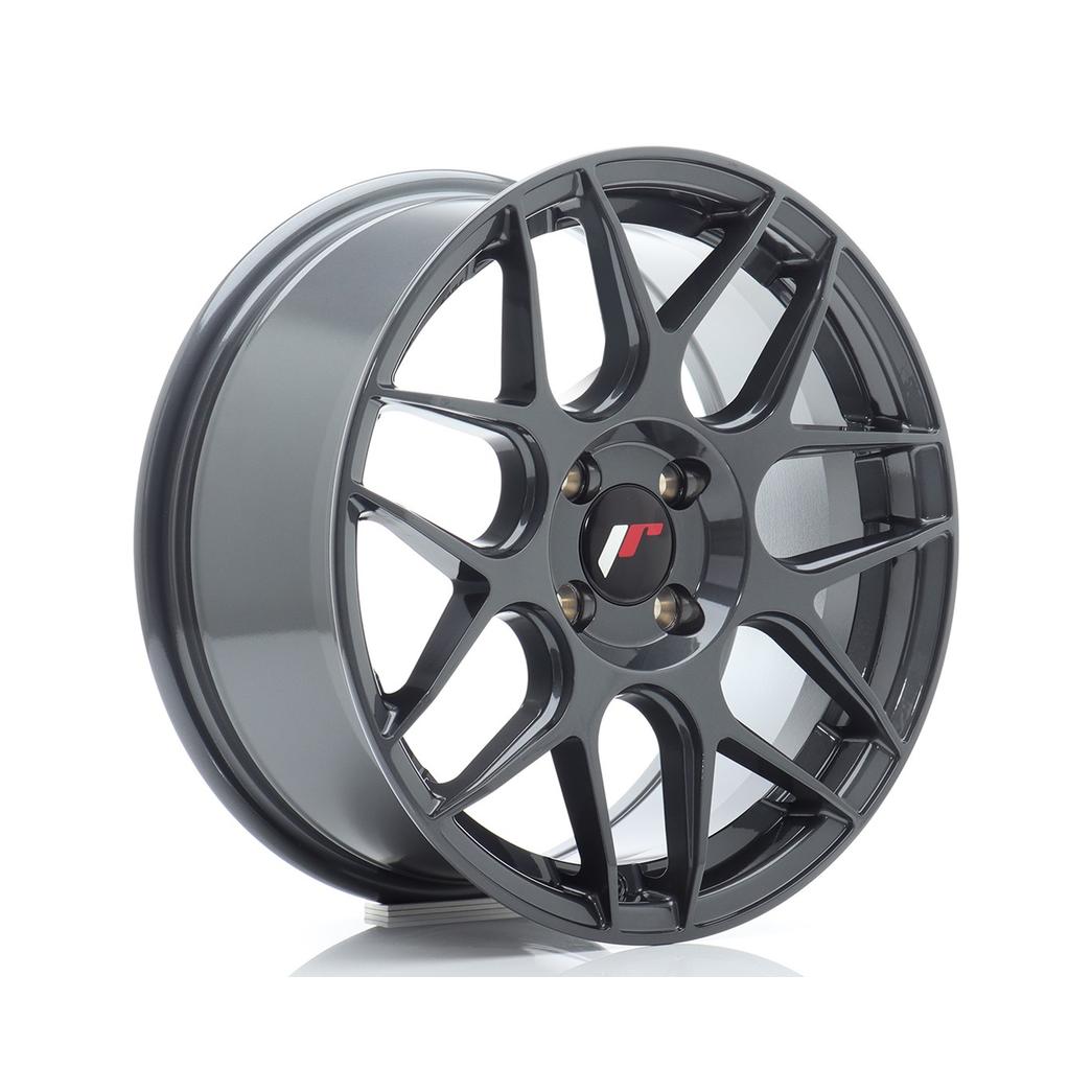 Japan Racing JR18 Alloy Wheel 16x7 ET35 4x100 Hyper Gray 67.1mm CB