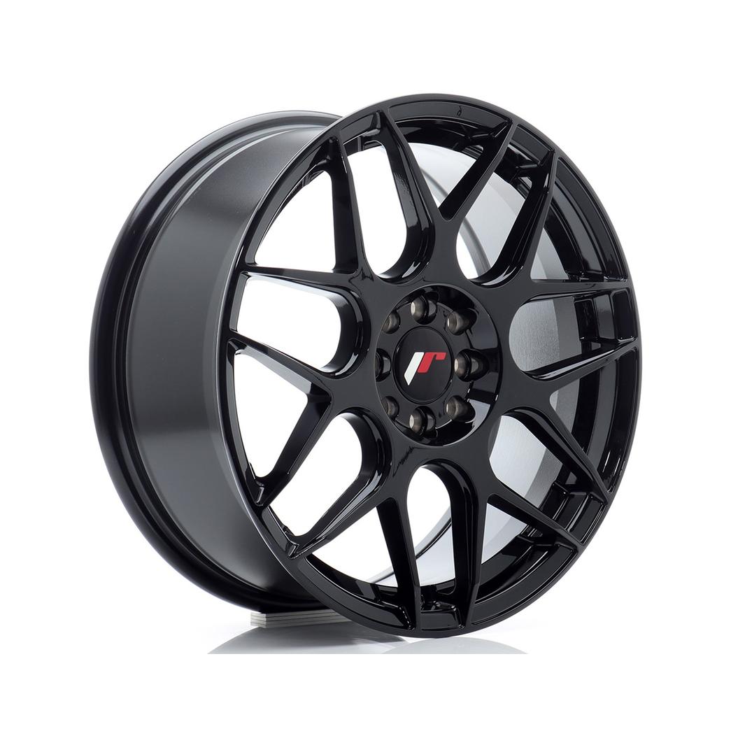 Japan Racing JR18 Alloy Wheel 17x7 ET40 4x100 4x114.3 Black 67.1mm CB