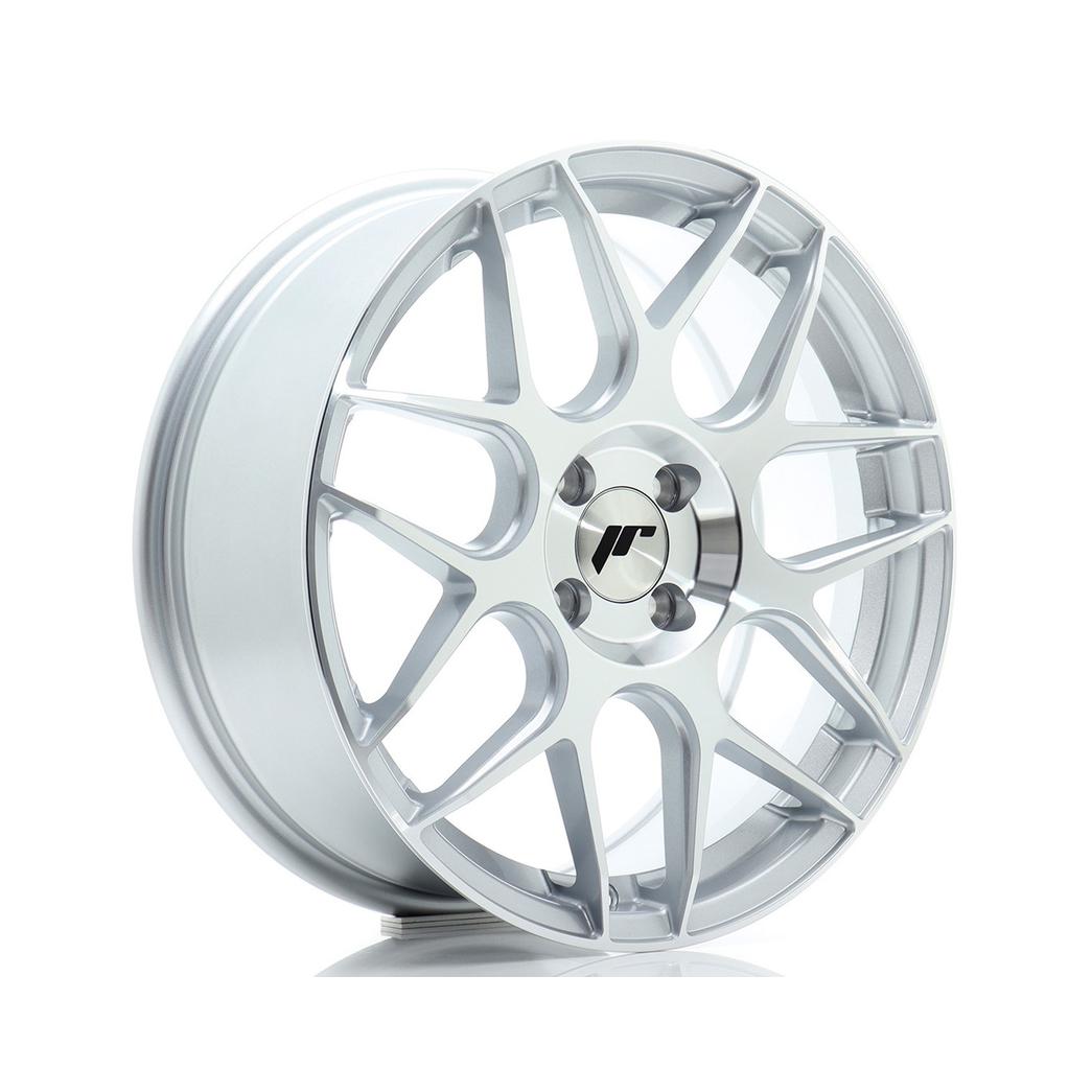 Japan Racing JR18 Alloy Wheel 17x7 ET40 4x100 Silver 67.1mm CB