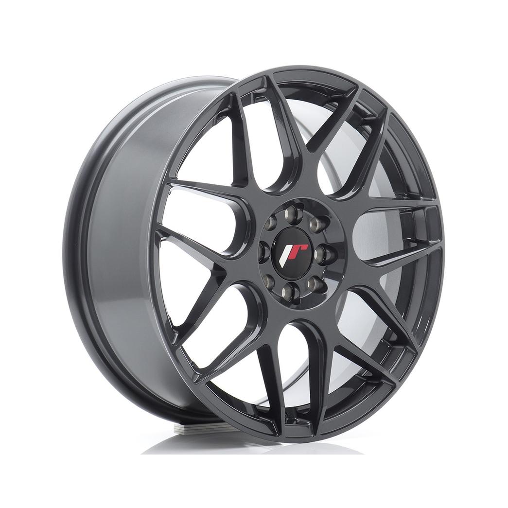Japan Racing JR18 Alloy Wheel 17x7 ET40 5x100 5x114.3 Hyper Gray 67.1mm CB