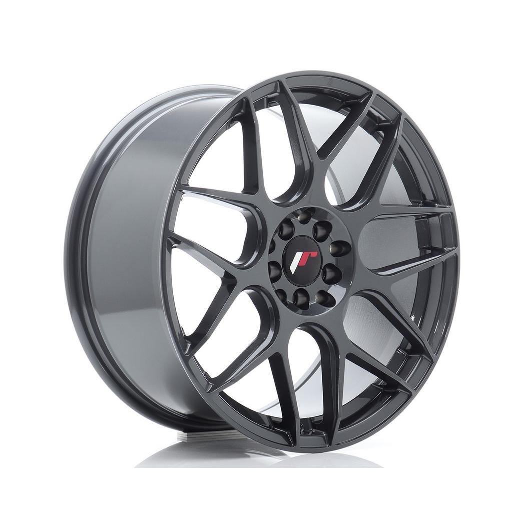 Japan Racing JR18 Alloy Wheel 18x8.5 ET35 5x100 5x120 Hyper Gray 72.6mm CB