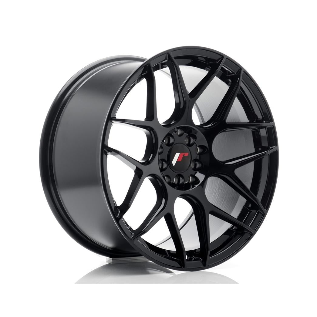 Japan Racing JR18 Alloy Wheel 18x9.5 ET35 5x100 5x120 Black 72.6mm CB
