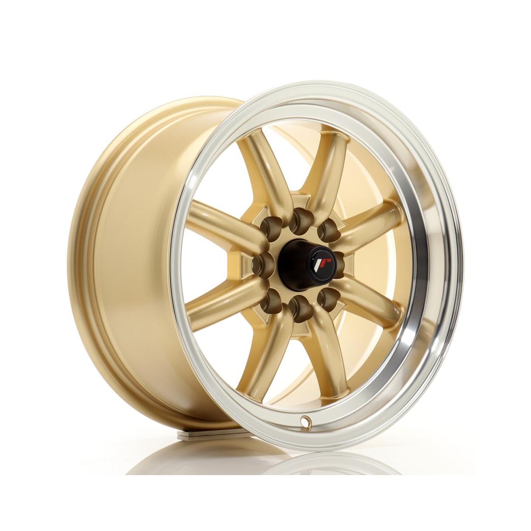 Japan Racing JR19 Alloy Wheel 15x8 ET20 4x100 4x114.3 Gold 73.1mm CB
