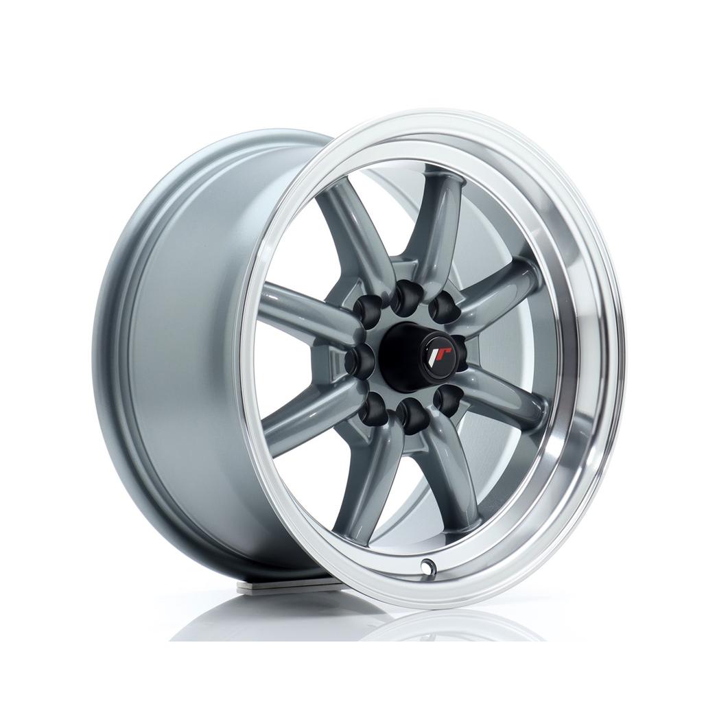 Japan Racing JR19 Alloy Wheel 15x8 ET20 4x100 4x114.3 Gun metal 73.1mm CB