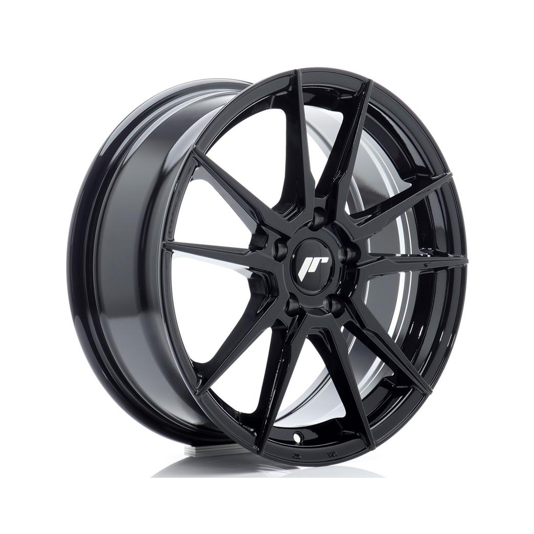 Japan Racing JR21 Alloy Wheel 17x7 ET40 5x114.3 Black 67.1mm CB