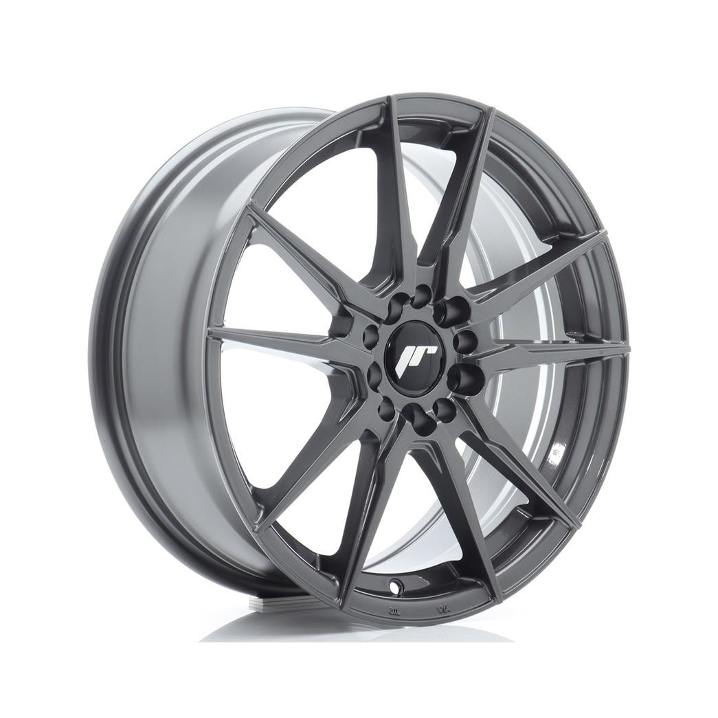 Japan Racing JR21 Alloy Wheel 17x7 ET40 5x108 5x112 Hyper Gray 66.6mm CB