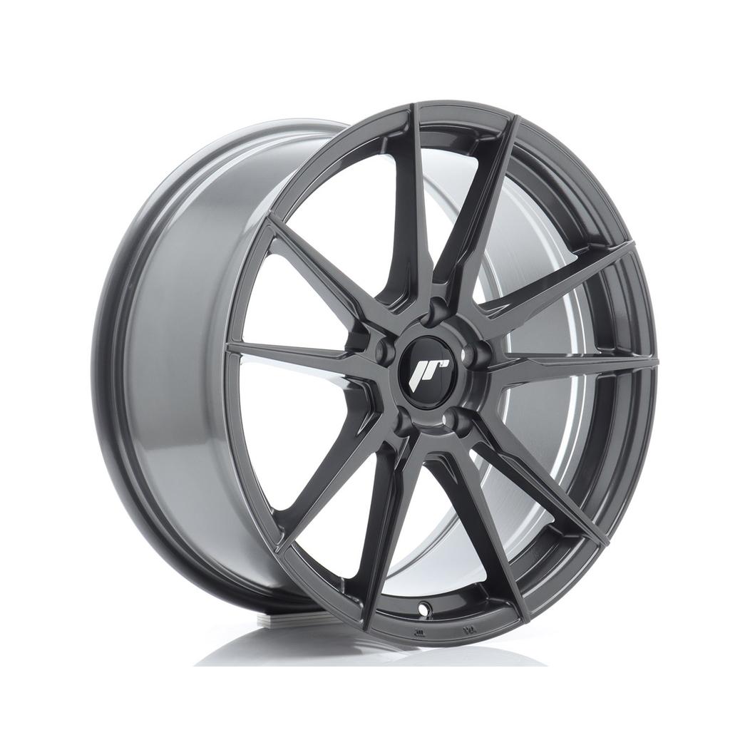 Japan Racing JR21 Alloy Wheel 18x8.5 ET45 5x112 Hyper Gray 66.6mm CB