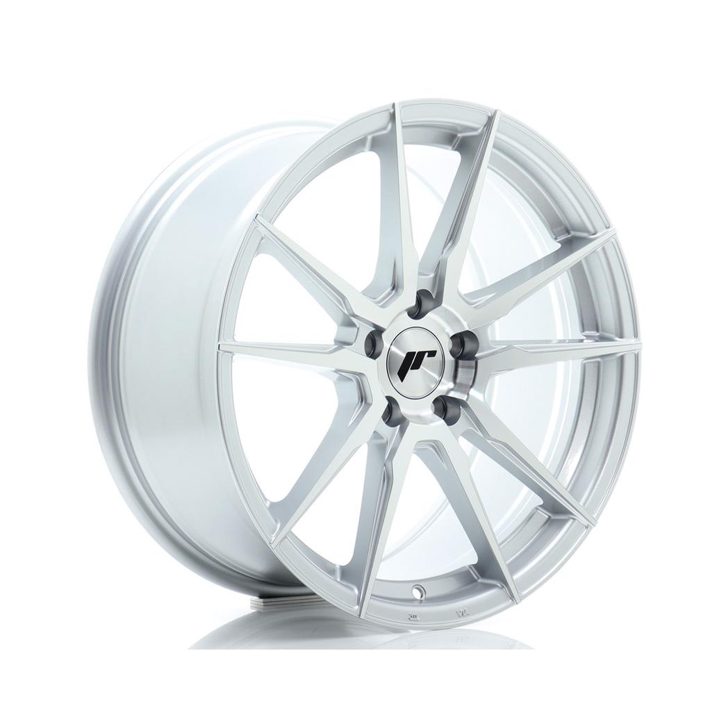 Japan Racing JR21 Alloy Wheel 18x8.5 ET45 5x112 Silver 66.6mm CB