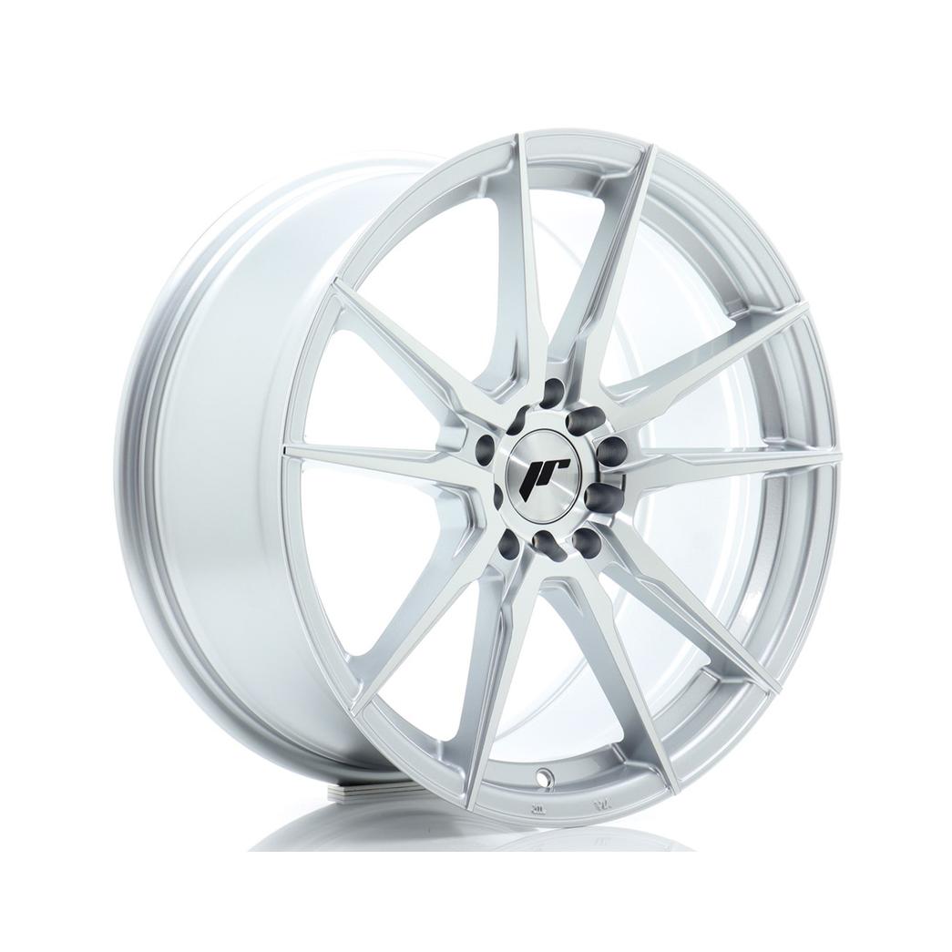 Japan Racing JR21 Alloy Wheel 18x8.5 ET35 5x100 5x120 Silver 72.6mm CB