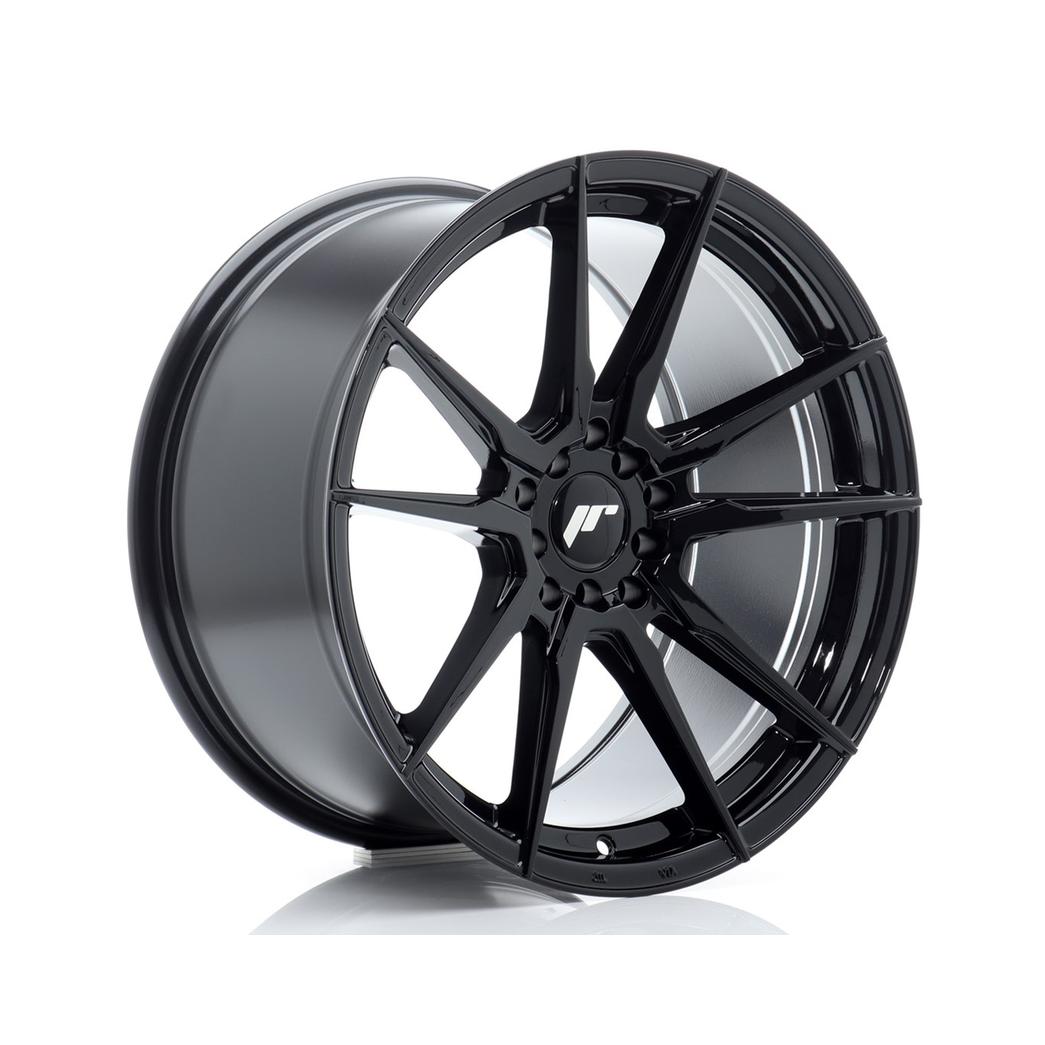 Japan Racing JR21 Alloy Wheel 18x9.5 ET35 5x100 5x120 Black 72.6mm CB