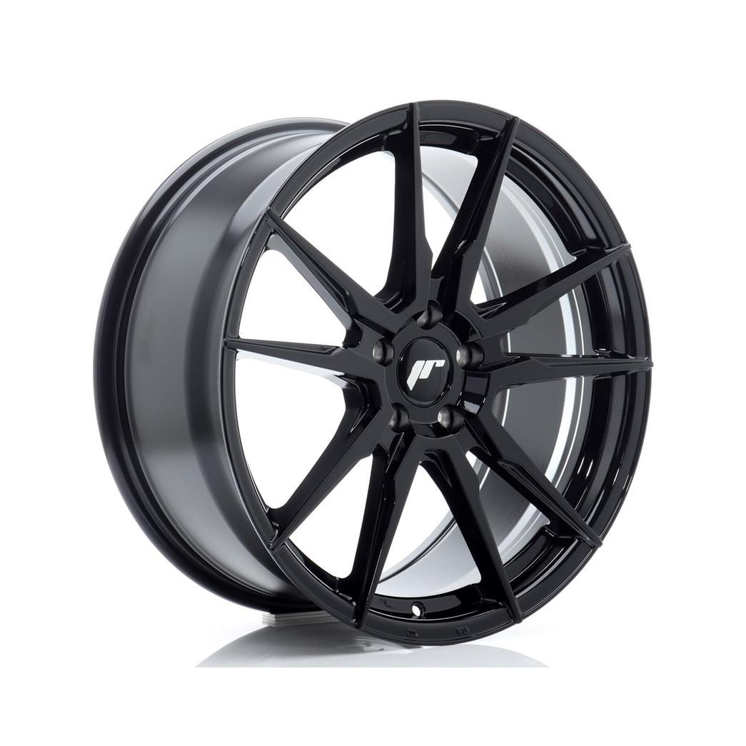 Japan Racing JR21 Alloy Wheel 19x8.5 ET45 5x112 Black 66.6mm CB