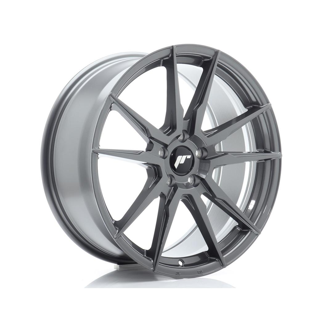 Japan Racing JR21 Alloy Wheel 19x8.5 ET45 5x112 Hyper Gray 66.6mm CB