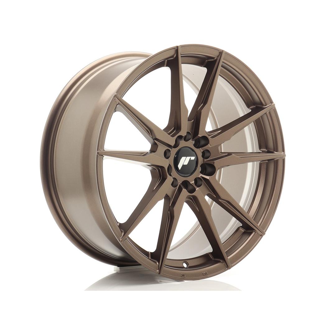 Japan Racing JR21 Alloy Wheel 19x8.5 ET45 5x112 5x114.3 Bronze 72.6mm CB