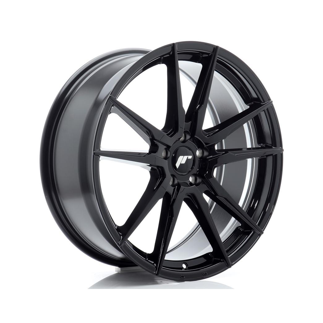 Japan Racing JR21 Alloy Wheel 20x8.5 ET45 5x112 Black 66.6mm CB
