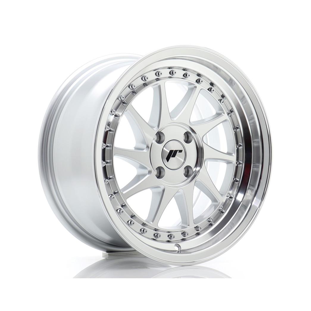 Japan Racing JR26 Alloy Wheel 16x8 ET30 4x100 Silver 67.1mm CB