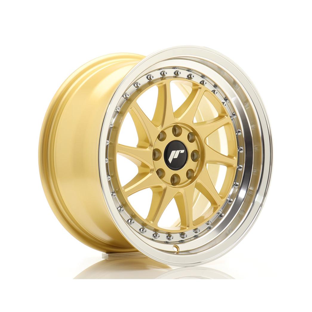 Japan Racing JR26 Alloy Wheel 16x8 ET25 4x100 4x108 Gold 67.1mm CB