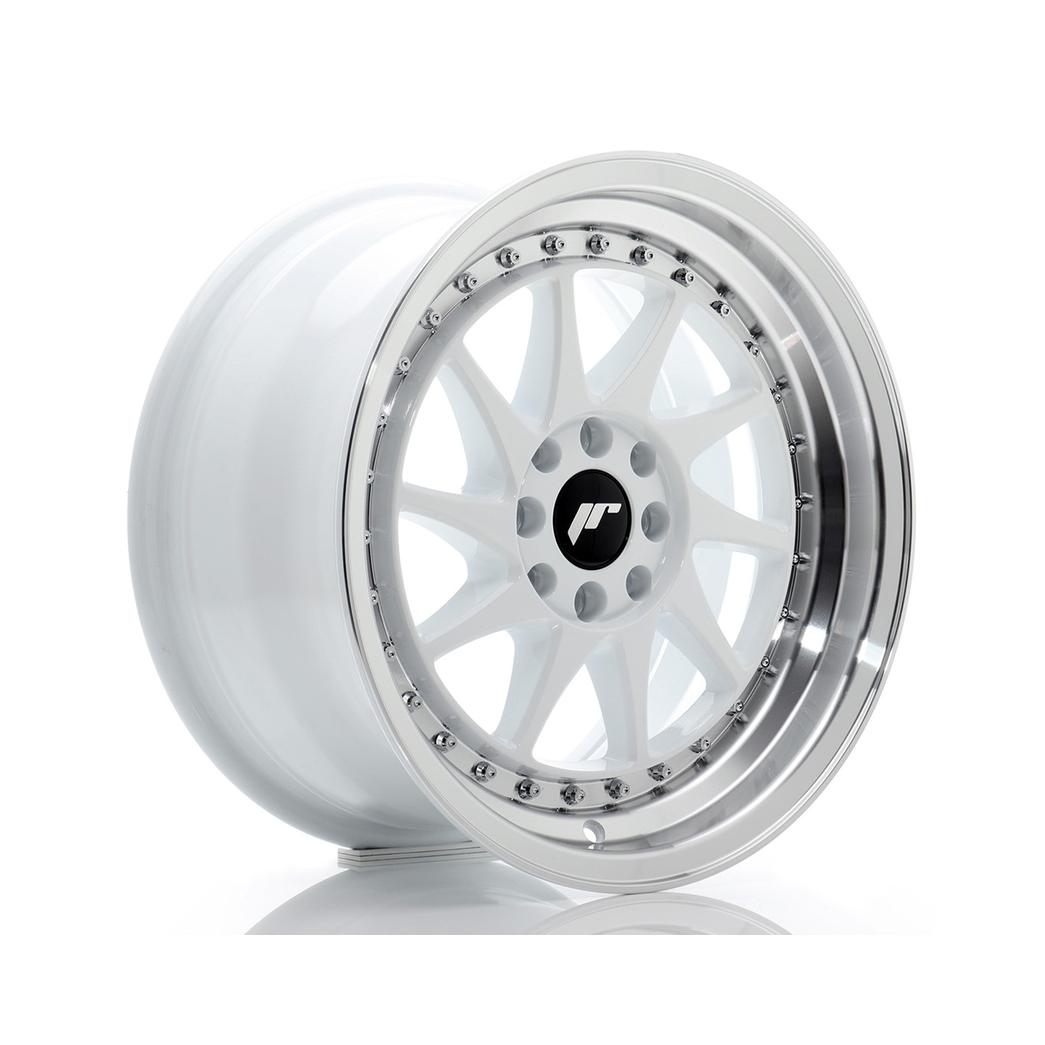 Japan Racing JR26 Alloy Wheel 16x8 ET25 4x100 4x108 White 67.1mm CB