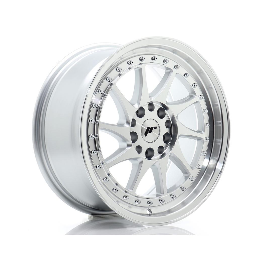 Japan Racing JR26 Alloy Wheel 17x8 ET35 4x100 4x114.3 Silver 67.1mm CB