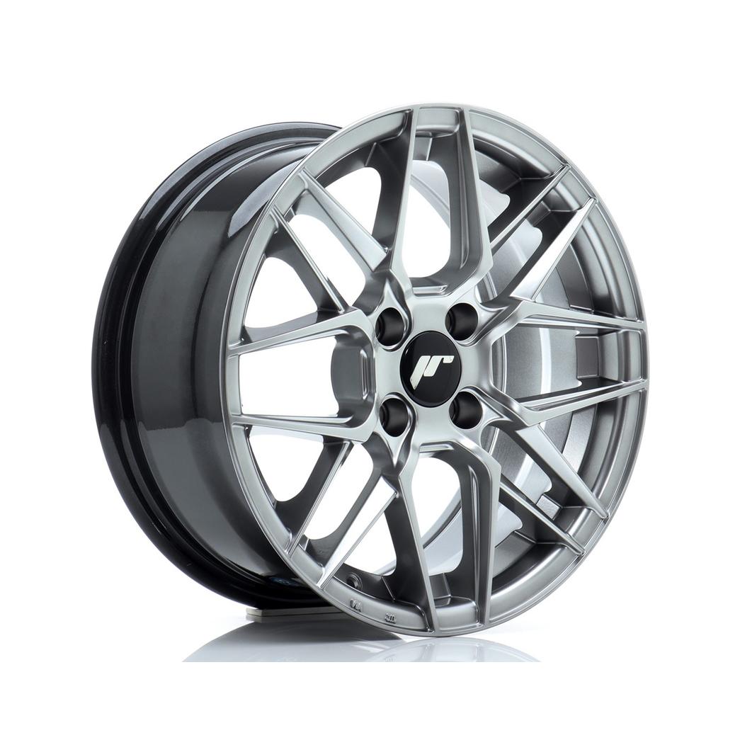 Japan Racing JR28 Alloy Wheel 15x7 ET25 4x100 Hyper Black 67.1mm CB