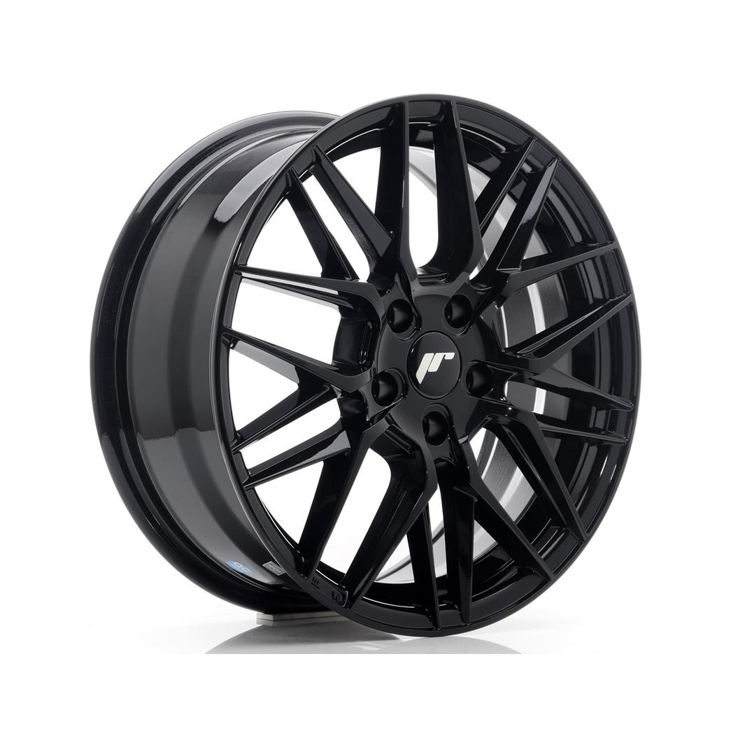 Japan Racing JR28 Alloy Wheel 17x7 ET25 4x108 Black 65.1mm CB