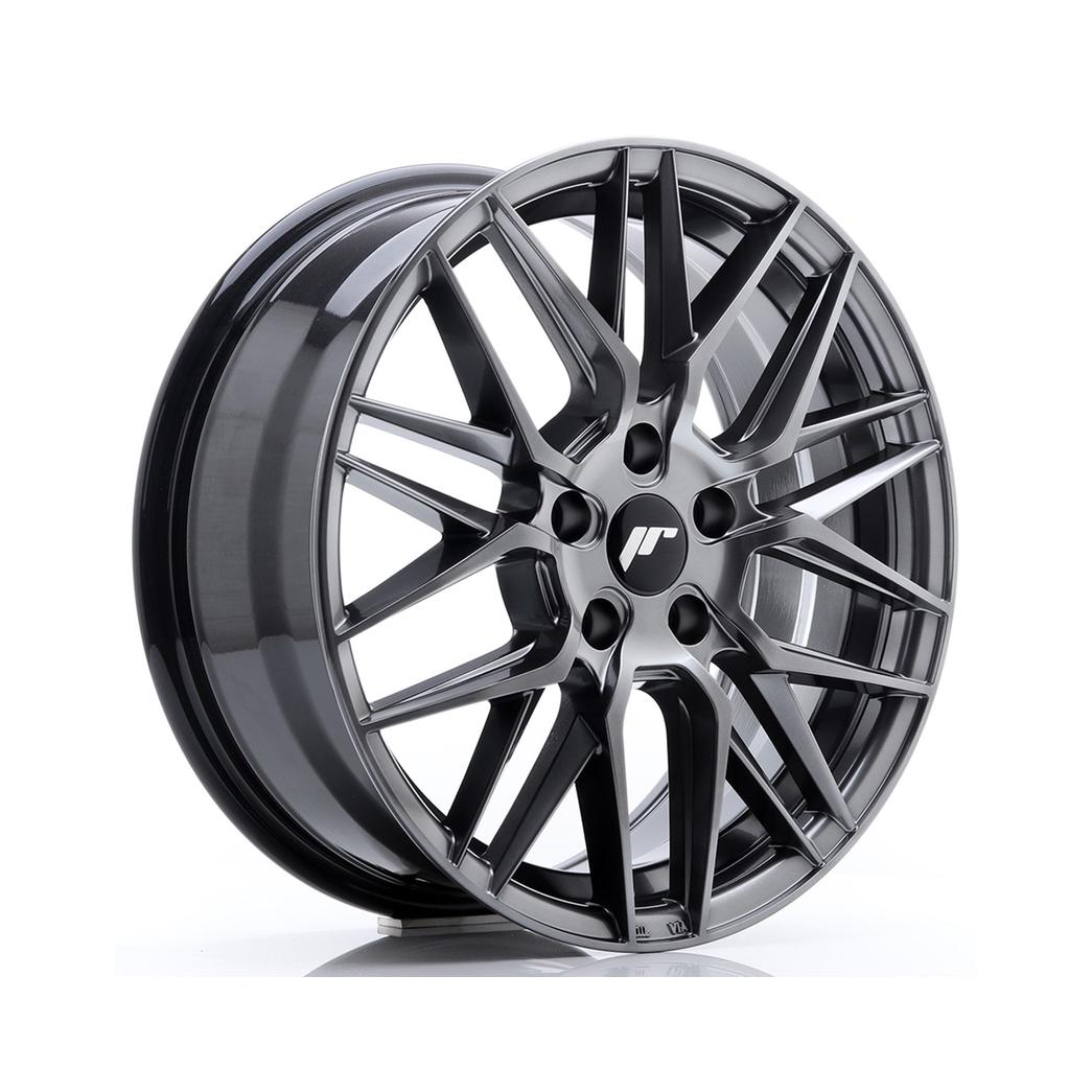 Japan Racing JR28 Alloy Wheel 17x7 ET25 4x108 Hyper Black 65.1mm CB